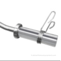 Barre de chrome droit curl barbell barbell barbell